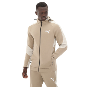 Puma Evostrıpe Full-Zip Hoodie Erkek Ceket Krem