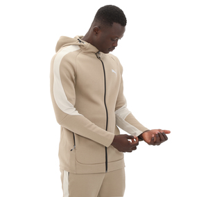 Puma Evostrıpe Full-Zip Hoodie Erkek Ceket Krem