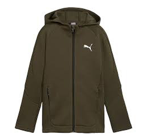 Puma Evostrıpe Fz Hoodie Dk Çocuk Ceket Yeşil Puma Evostrıpe Fz Hoodie Dk Çocuk Ceket Yeşil