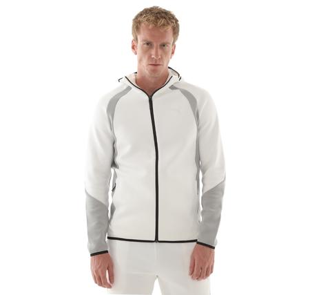 Puma Evostrıpe Fz Hoodie Dk Erkek Ceket Beyaz