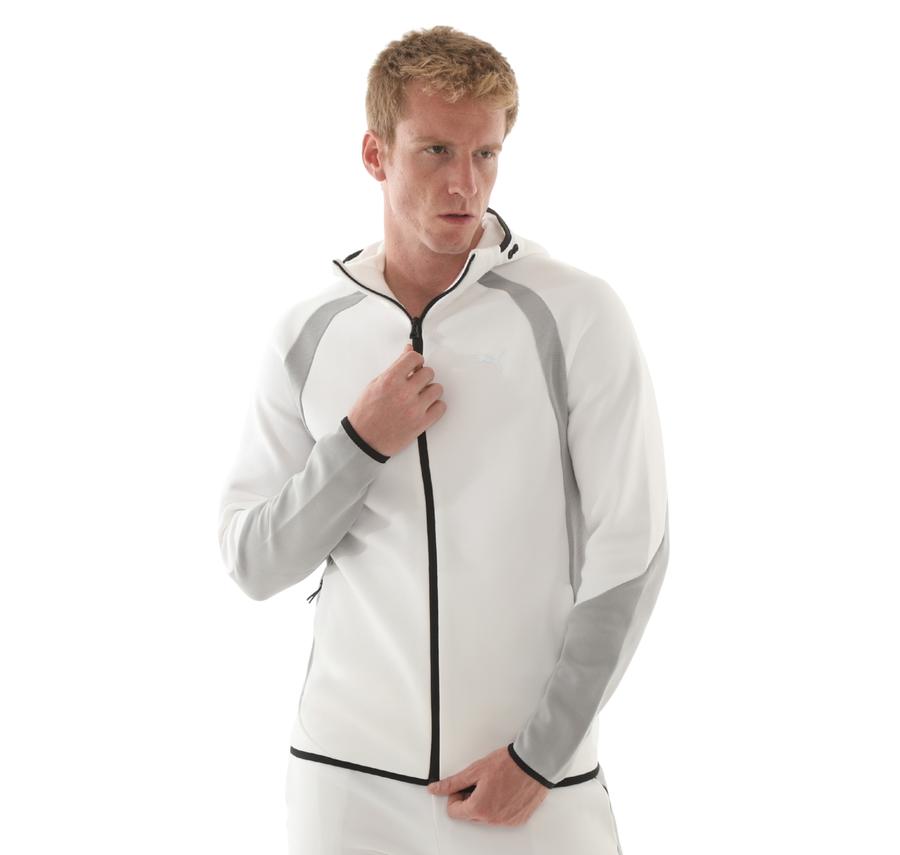 Puma Evostrıpe Fz Hoodie Dk Erkek Ceket Beyaz Puma Evostrıpe Fz Hoodie Dk Erkek Ceket Beyaz