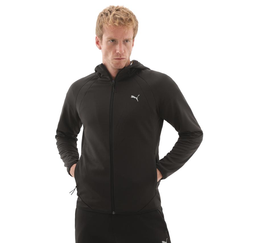 Puma Evostrıpe Warm Fz Hoodie Erkek Mont Siyah Puma Evostrıpe Warm Fz Hoodie Erkek Mont Siyah