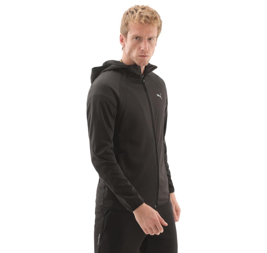 Puma Evostrıpe Warm Fz Hoodie Erkek Mont Siyah Puma Evostrıpe Warm Fz Hoodie Erkek Mont Siyah
