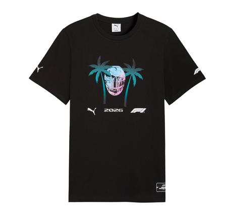 Puma F1 Miami Tee Erkek T-Shirt Siyah