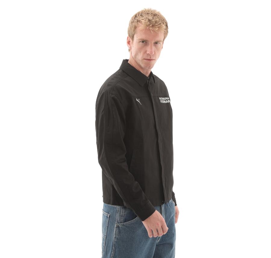 Puma Ferrari Lifestyle Jacket Erkek Ceket Siyah Puma Ferrari Lifestyle Jacket Erkek Ceket Siyah
