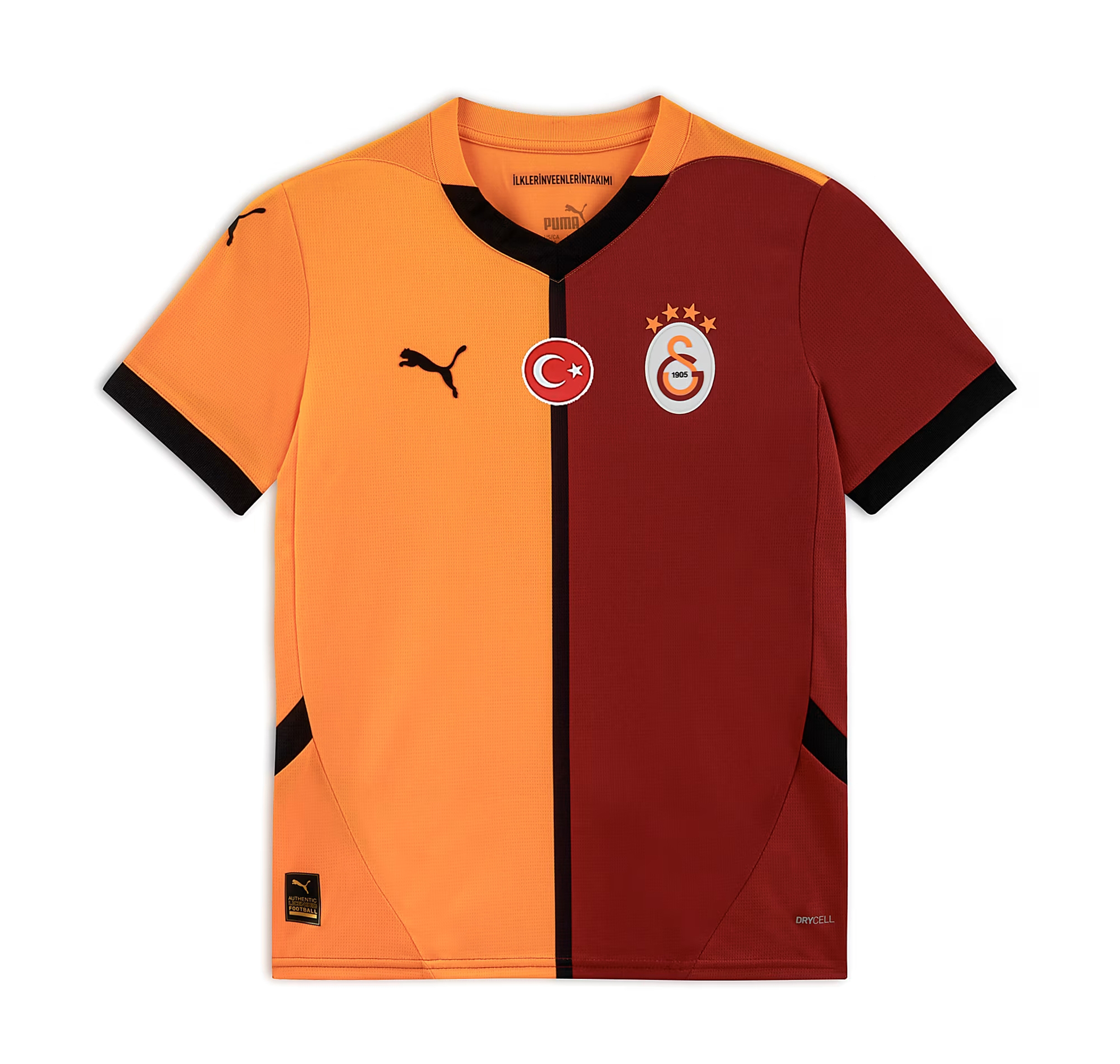 Детские  Puma Galatasaray S.k. 24-25 İç Saha Formasi Forma Sari