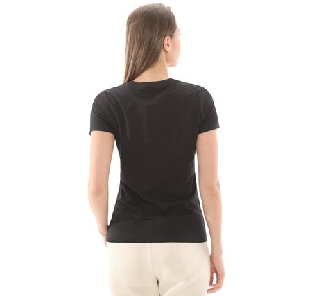 Puma Graphıcs Floral Cat Logo Tee Kadın T-Shirt Siyah