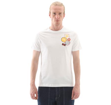 Puma Graphıcs Icon Tee Erkek T-Shirt Beyaz