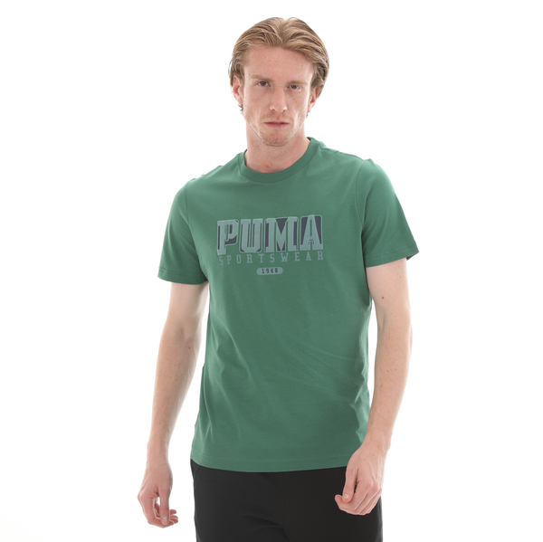 Puma Graphıcs Retro Tee Vine Erkek T-Shirt Yeşil