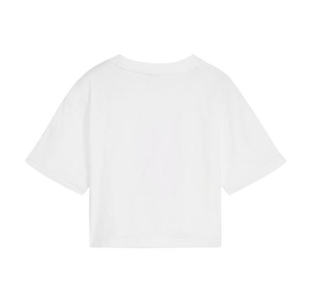 Puma Graphics Short Length Tee Iı Çocuk T-Shirt Beyaz