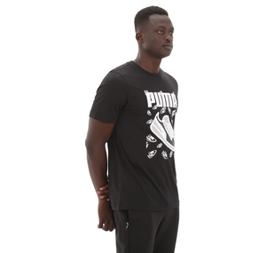 Puma Graphıcs Sneaker Tee Erkek T-Shirt Siyah