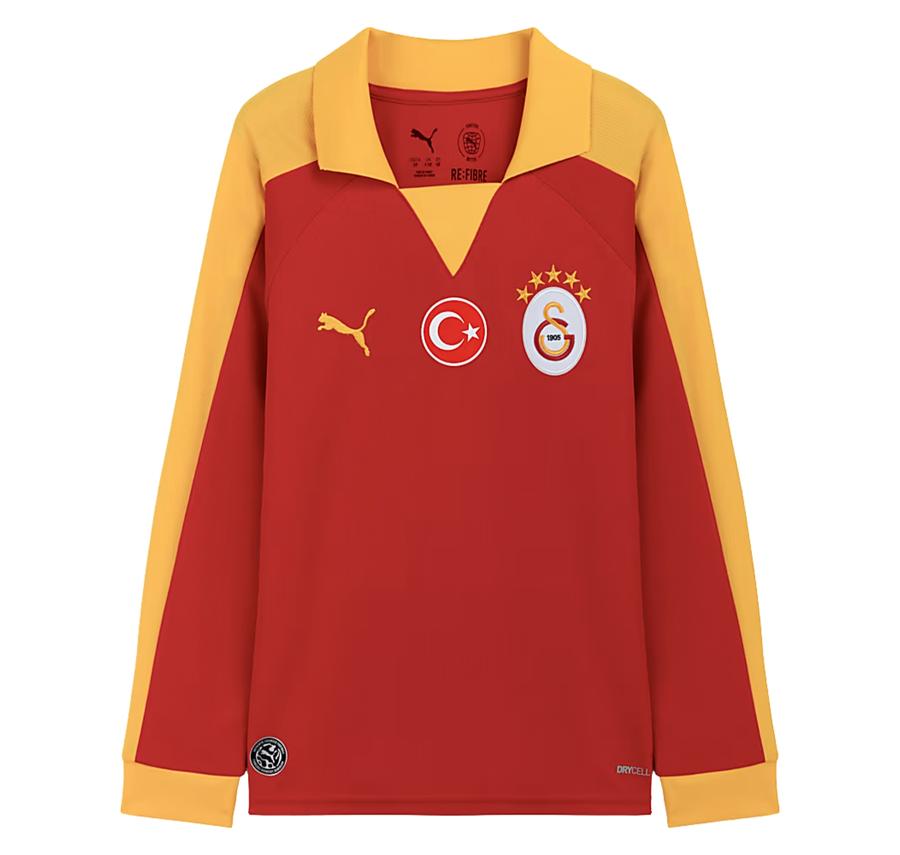 Puma Gs Galatasaray Retro Uzun Kollu Çocuk Forma Puma Gs Galatasaray Retro Uzun Kollu Çocuk Forma