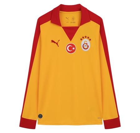 Puma Gs Galatasaray Retro Uzun Kollu Erkek Forma Puma Gs Galatasaray Retro Uzun Kollu Erkek Forma