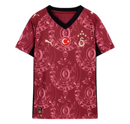 Puma Gsk Third Jersey R. Jr W-O S Çocuk Bordo