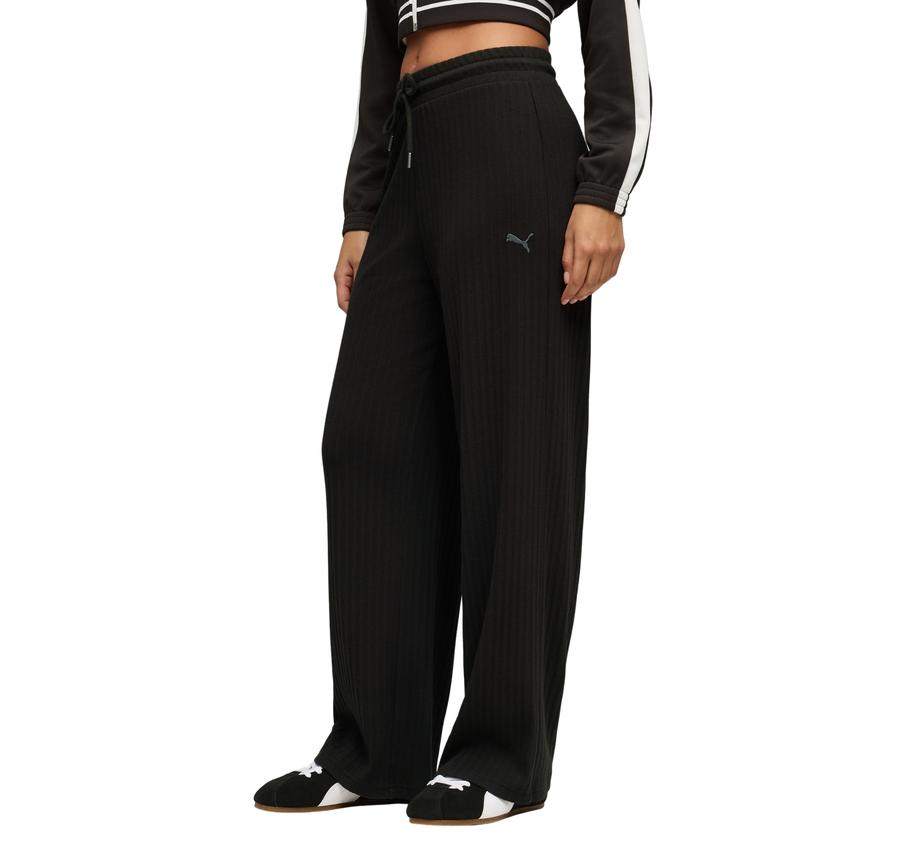 Puma Her Comfort High-Waist Wide Kadın Eşofman Altı Siyah Puma Her Comfort High-Waist Wide Kadın Eşofman Altı Siyah