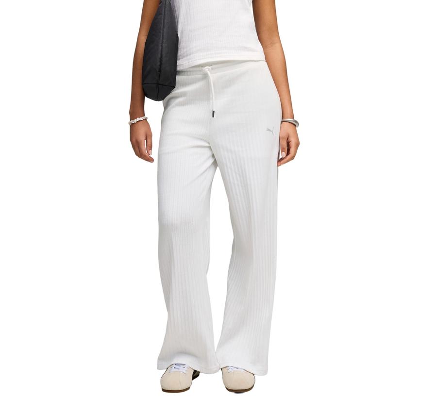 Puma Her Comfort High-Waist Wide Kadın Eşofman Altı Beyaz Puma Her Comfort High-Waist Wide Kadın Eşofman Altı Beyaz