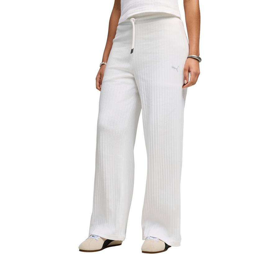 Puma Her Comfort High-Waist Wide Kadın Eşofman Altı Beyaz Puma Her Comfort High-Waist Wide Kadın Eşofman Altı Beyaz