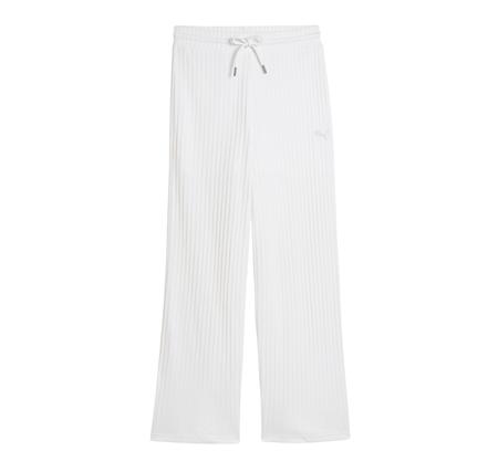 Puma Her Comfort High-Waist Wide Kadın Eşofman Altı Beyaz