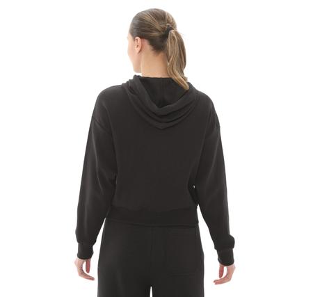 Puma Her Crop Full-Zip Hoodie Kadın Ceket Siyah