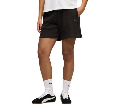 Puma Her High-Waist Shorts Kadın Şort Ve Kapri Siyah