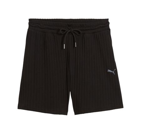 Puma Her High-Waist Shorts Kadın Şort Ve Kapri Siyah