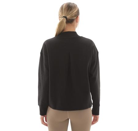 Puma Her Relaxed Crew Fl Kadın Sweatshirt Siyah