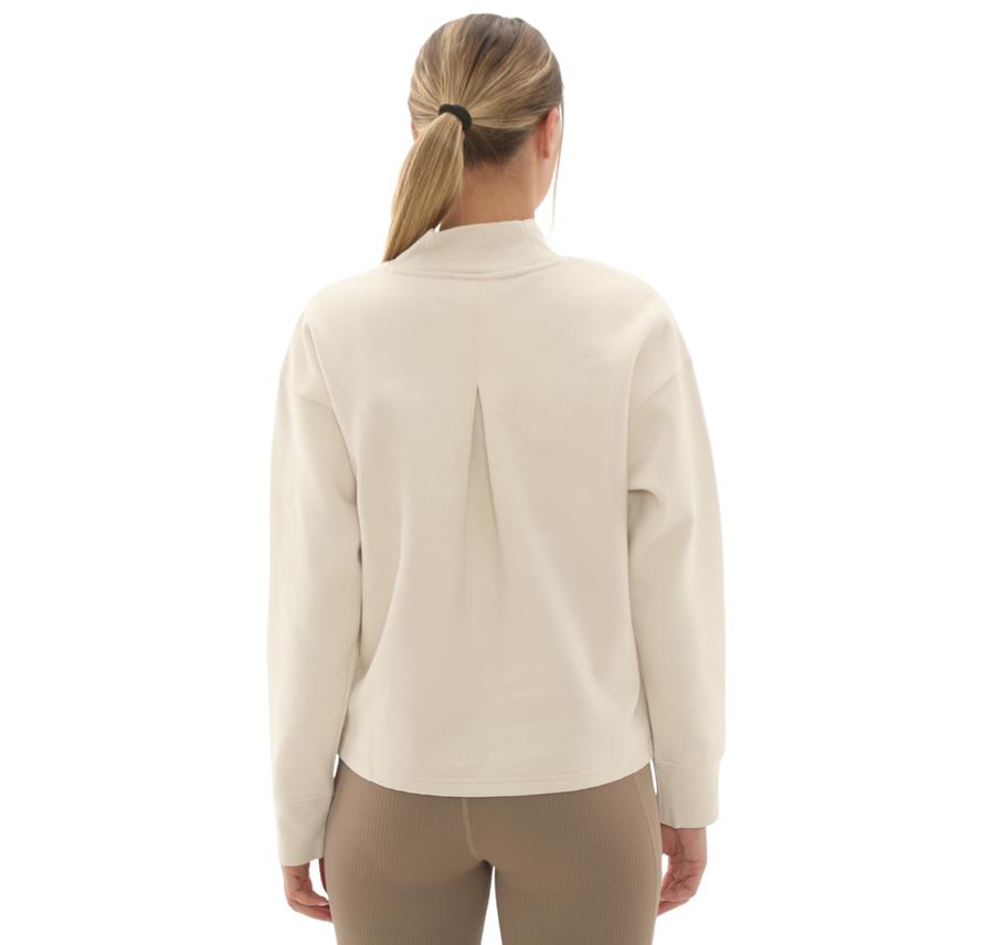 Puma Her Relaxed Crew Fl Kadın Sweatshirt Bej Puma Her Relaxed Crew Fl Kadın Sweatshirt Bej