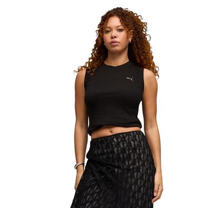 Puma Her Tank Kadın T-Shirt Siyah