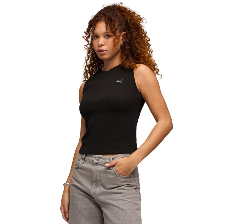 Puma Her Tank Kadın T-Shirt Siyah Puma Her Tank Kadın T-Shirt Siyah