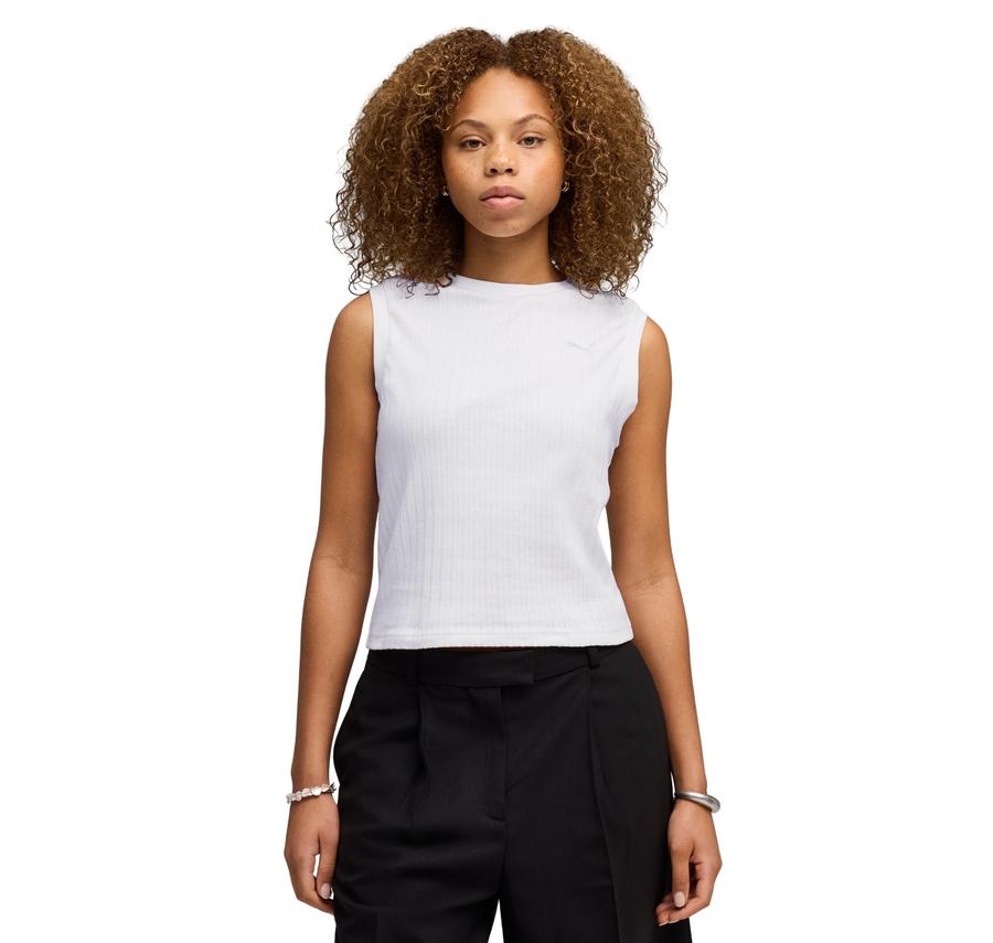 Puma Her Tank Kadın T-Shirt Beyaz Puma Her Tank Kadın T-Shirt Beyaz