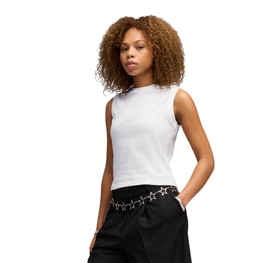 Puma Her Tank Kadın T-Shirt Beyaz Puma Her Tank Kadın T-Shirt Beyaz