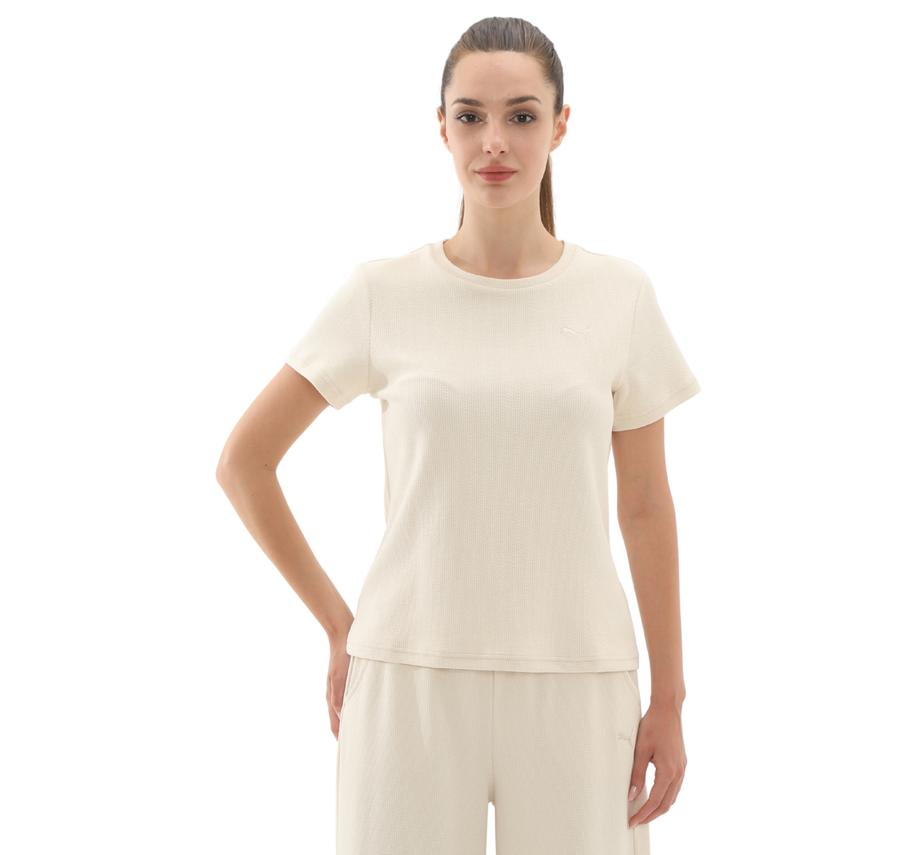 Puma Her Tee Kadın T-Shirt Beyaz Puma Her Tee Kadın T-Shirt Beyaz