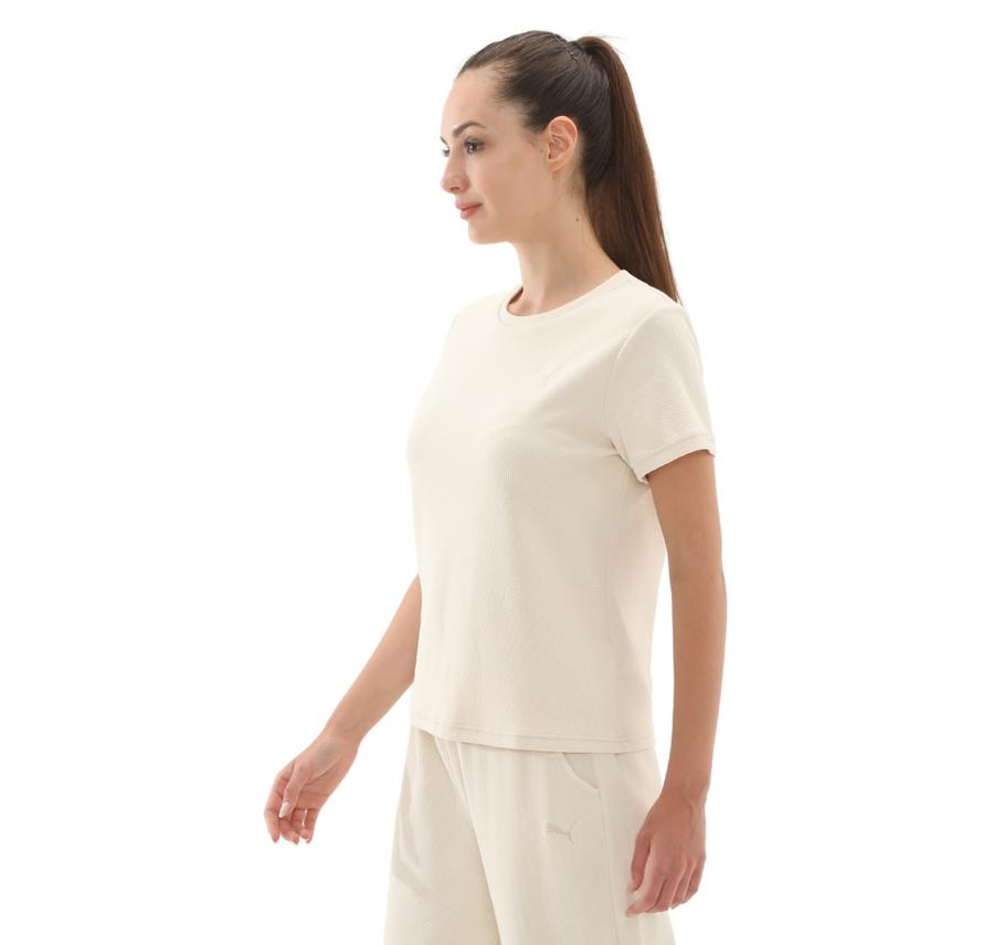 Puma Her Tee Kadın T-Shirt Beyaz Puma Her Tee Kadın T-Shirt Beyaz