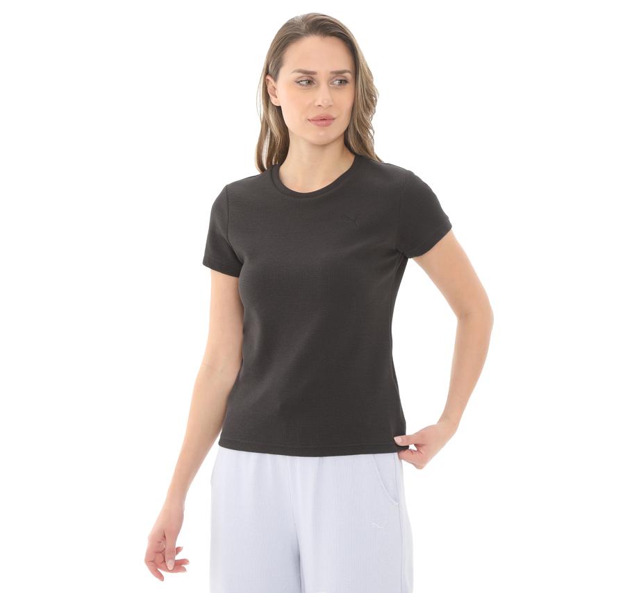 Puma Her Tee Kadın T-Shirt Siyah Puma Her Tee Kadın T-Shirt Siyah