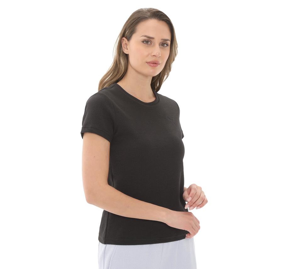 Puma Her Tee Kadın T-Shirt Siyah Puma Her Tee Kadın T-Shirt Siyah