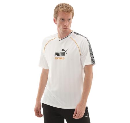 Puma Kıng Relaxed Football Jersey T-Shirt Beyaz Puma Kıng Relaxed Football Jersey T-Shirt Beyaz