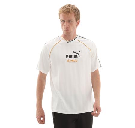 Puma Kıng Relaxed Football Jersey T-Shirt Beyaz Puma Kıng Relaxed Football Jersey T-Shirt Beyaz