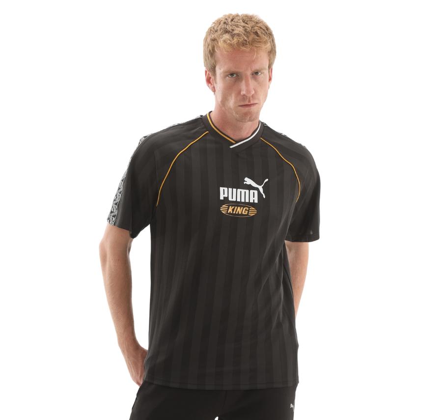 Puma Kıng Relaxed Football Jersey T-Shirt Siyah Puma Kıng Relaxed Football Jersey T-Shirt Siyah