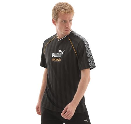 Puma Kıng Relaxed Football Jersey T-Shirt Siyah
