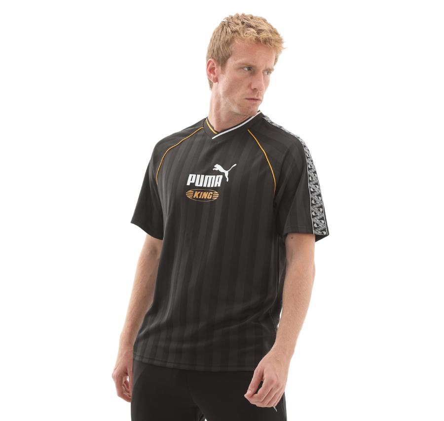 Puma Kıng Relaxed Football Jersey T-Shirt Siyah Puma Kıng Relaxed Football Jersey T-Shirt Siyah