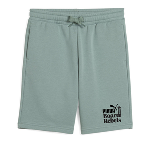 Puma Mıd90S Long Shorts Çocuk Şort Ve Kapri Yeşil