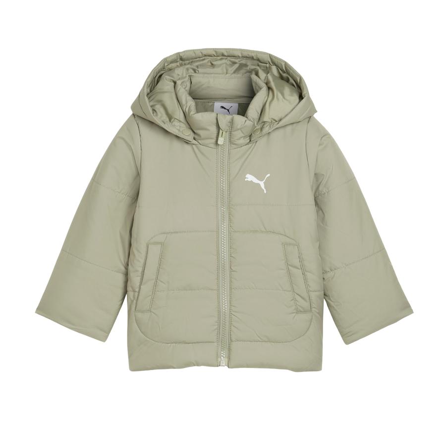 Puma Minicats Hooded Padded Jckt Bebek Mont Yeşil Puma Minicats Hooded Padded Jckt Bebek Mont Yeşil
