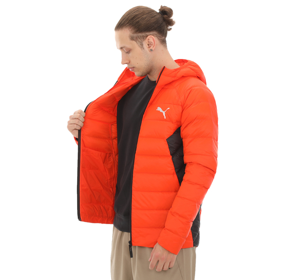 Puma Packlıte Hooded Down Jacket Erkek Mont Turuncu Puma Packlıte Hooded Down Jacket Erkek Mont Turuncu