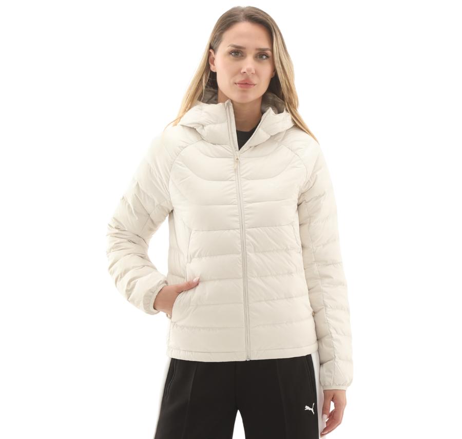 Puma Packlıte Hooded Down Jacket Kadın Mont Krem Puma Packlıte Hooded Down Jacket Kadın Mont Krem
