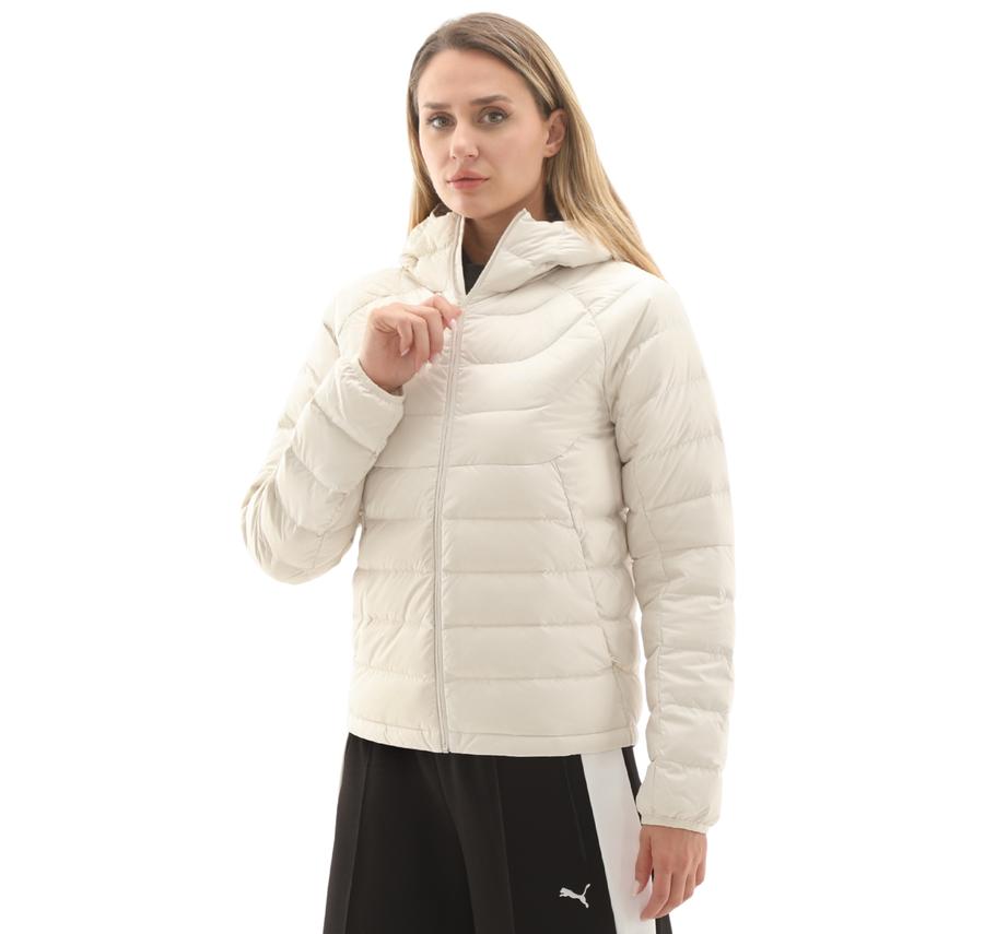 Puma Packlıte Hooded Down Jacket Kadın Mont Krem Puma Packlıte Hooded Down Jacket Kadın Mont Krem