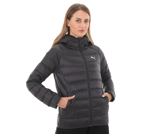 Puma Packlıte Hooded Down Jacket Kadın Mont Siyah Puma Packlıte Hooded Down Jacket Kadın Mont Siyah