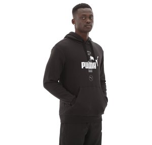 Puma Power Graphic Hoodie Erkek Sweatshirt Siyah
