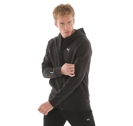 Puma Pumatech Fz Hoodie Erkek Ceket Siyah