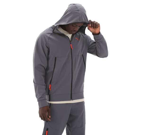 Puma Tech Track Jacket Erkek Ceket Gri Puma Tech Track Jacket Erkek Ceket Gri