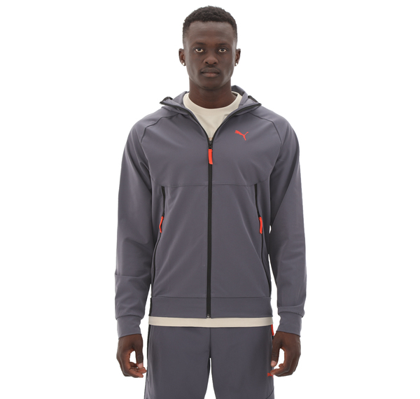 Puma Tech Track Jacket Erkek Ceket Gri Puma Tech Track Jacket Erkek Ceket Gri